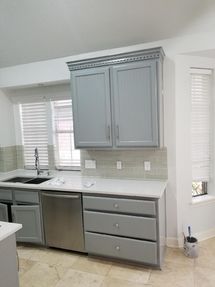 Before & After Kitchen Cabinet Painting in Houston, TX (6)