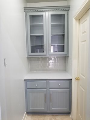 Before & After Kitchen Cabinet Painting in Houston, TX (2)
