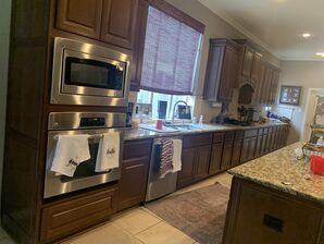Before and After Kitchen Cabinets Refinishing in Fulshear, TX (1)