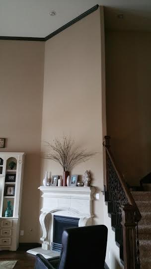 Before and After Pictures of Accent Walls in Cypress TX