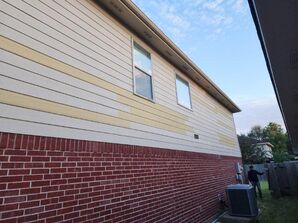 Before & After Power Washing, Siding Replacement, & Exterior painting in Cypress, TX (1)