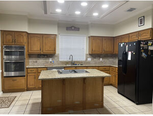 Before & After Kitchen Cabinet Painting in Kingwood, TX (1)