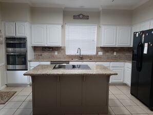 Before & After Kitchen Cabinet Painting in Kingwood, TX (3)