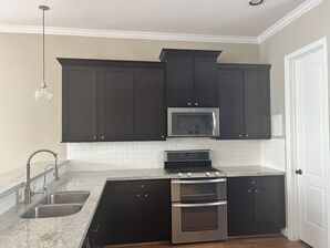 Before & After Kitchen Cabinet Painting in The Heights, TX (1)