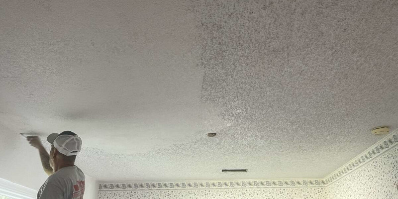 Popcorn Ceiling Removal in Cypress, Texas